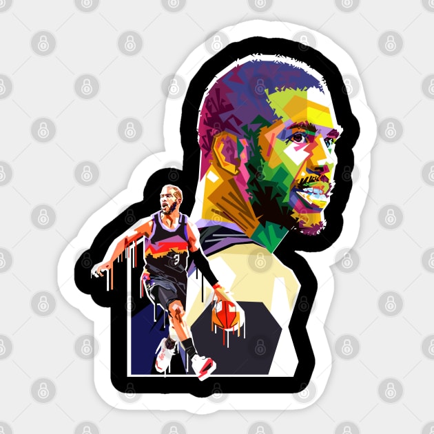 Chris Paul Sticker by Vector Baturaja